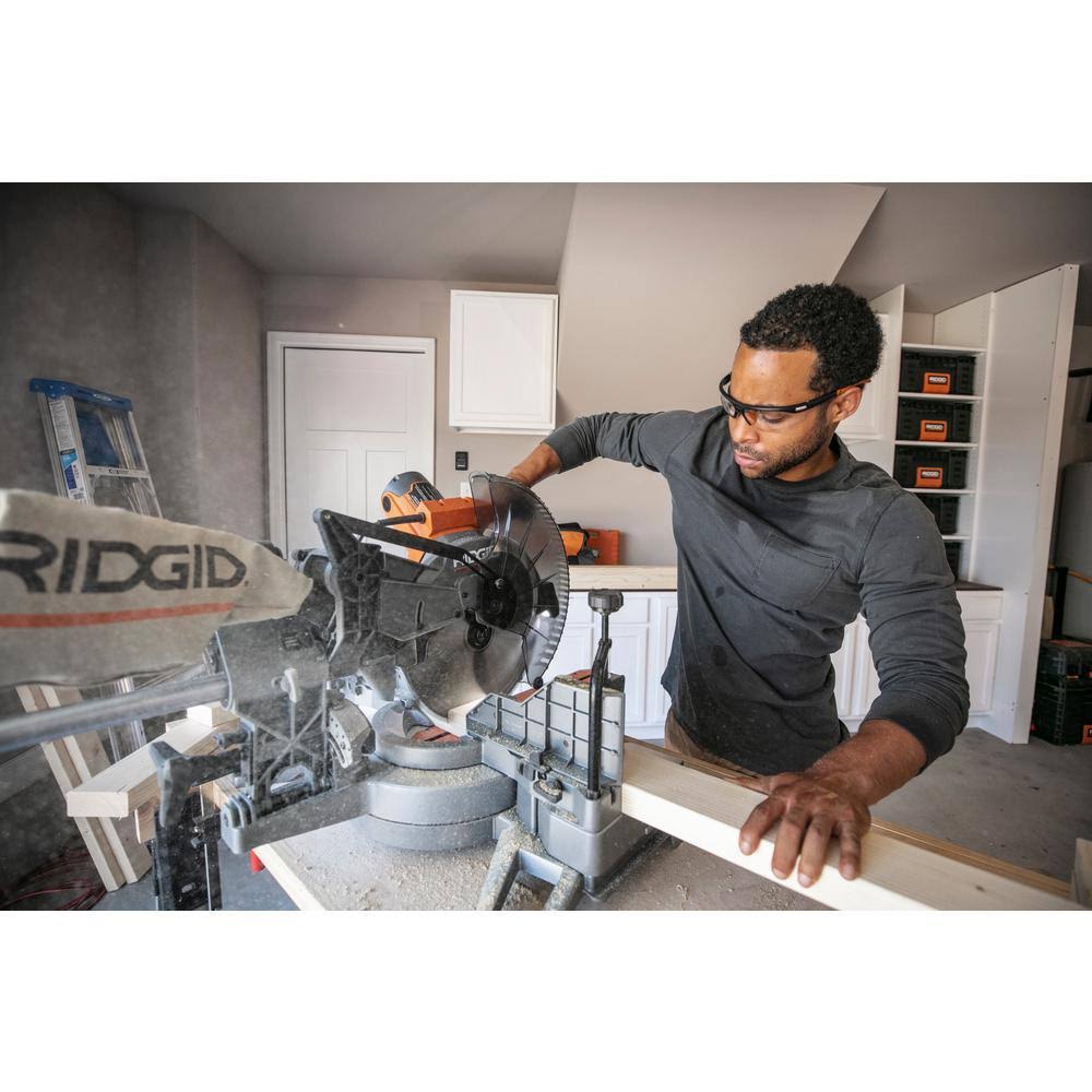15 Amp Corded 12 in. Dual Bevel Sliding Miter Saw with LED Cut Line Indicator B528