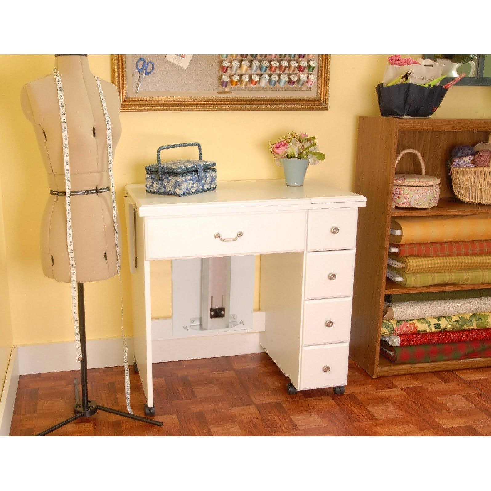 White Sewing Cabinet A332630