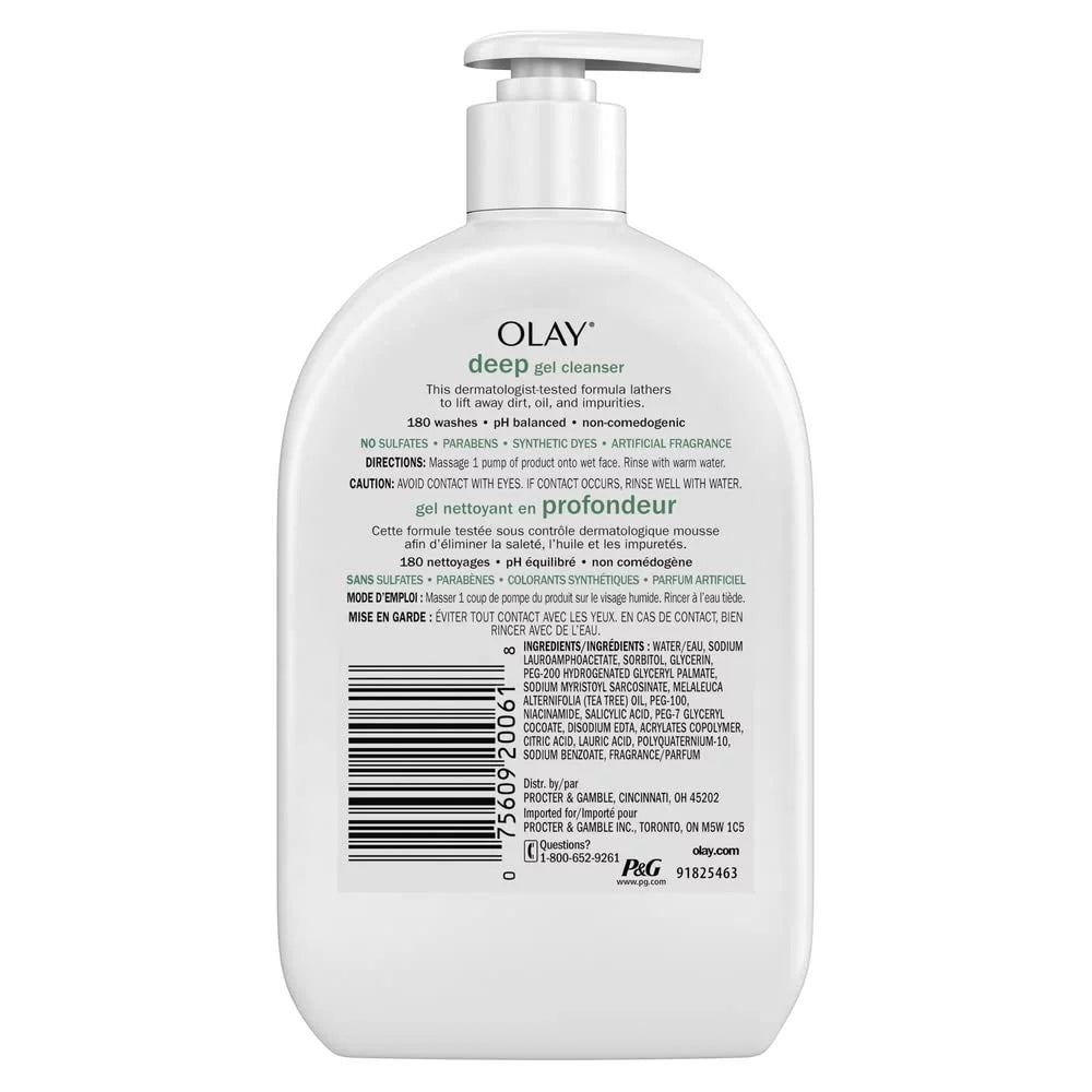 Deep Gel Cleanser with Tea Tree Essential Oil, 16 Oz H670691