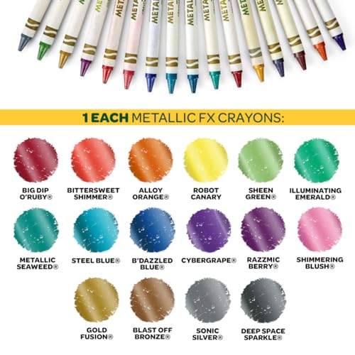 152ct Classic & Glitter Crayons H796871