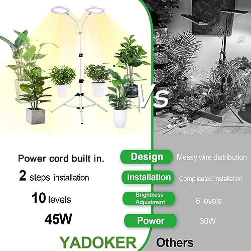 Full Spectrum LED Floor Plant Light with Timer R41929