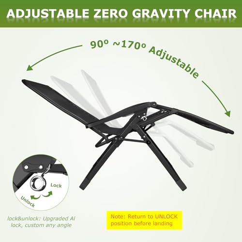 Zero Gravity Reclining Chair with Removable Cushion A6322