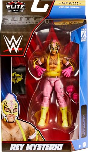 WWE Rey Mysterio Elite Collection Action Figure, 6-in C238948