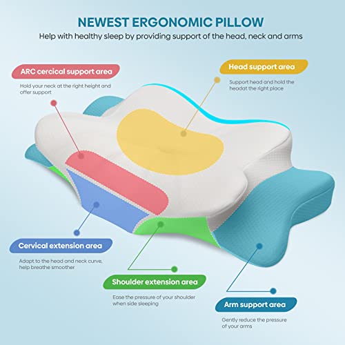 Queen Size Memory Foam Cervical Pillow E35097