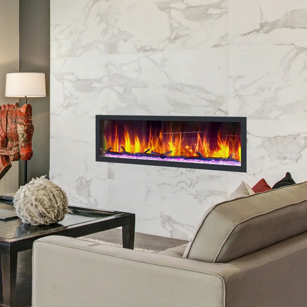64.50 Inch Electric Wall Fireplace V316592