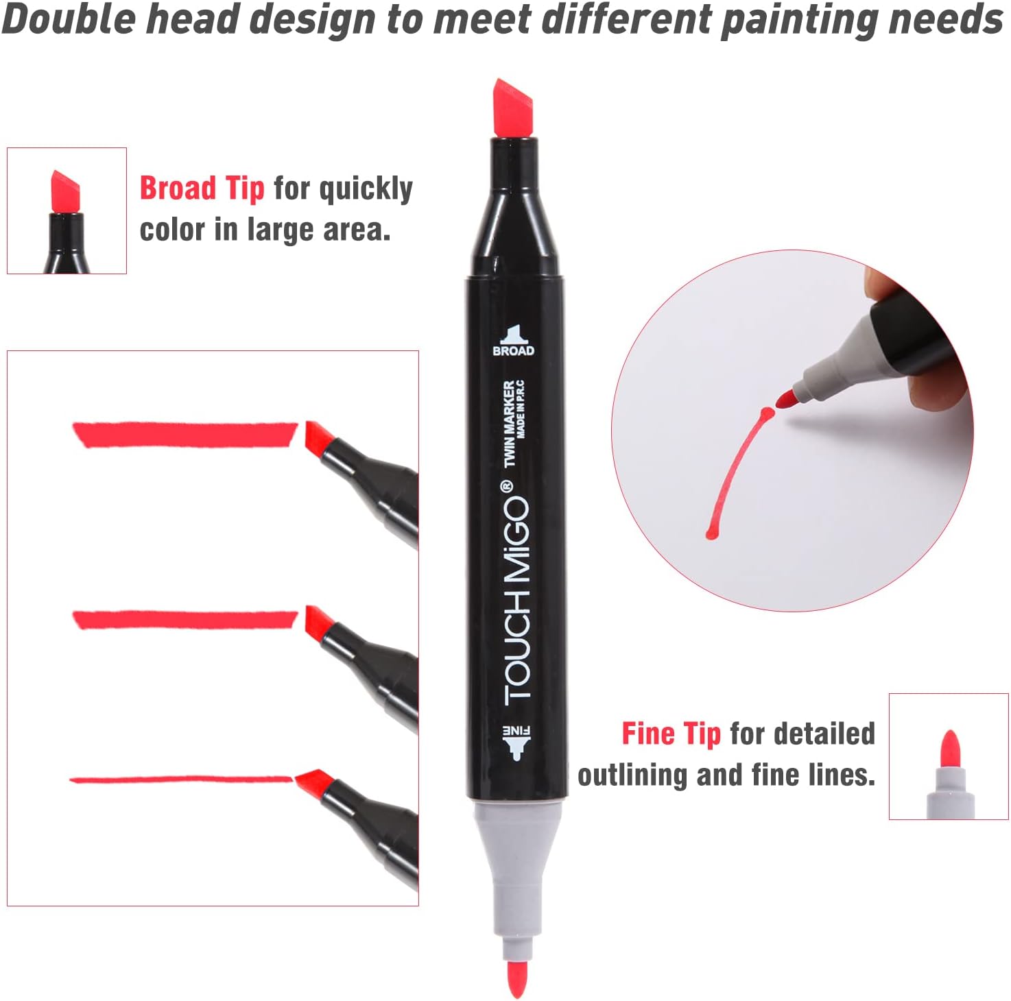 80 Colors Alcohol Based Art Markers Set I241