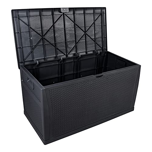 Brown 51 Gallon Waterproof Deck Storage Box O813