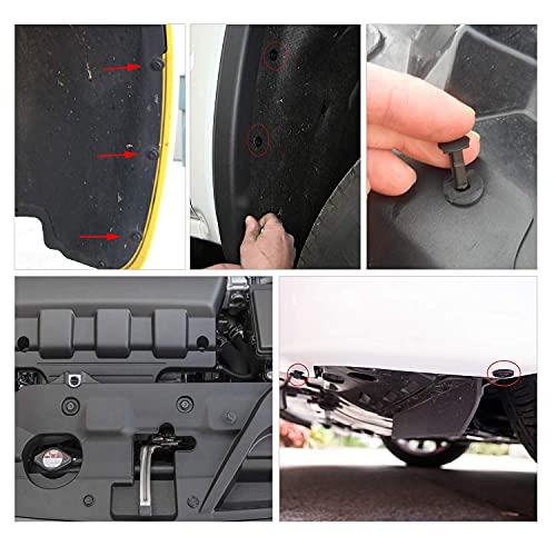 240PCS Bumper Retainer Clips Car Plastic Rivets Push Retainer Kit Auto Push Pin Rivets Set X20781