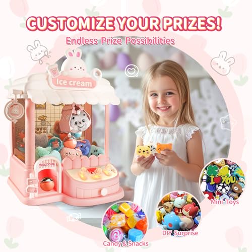 Large Claw Machine with 30 Fun Toys, Candy Dispenser Machine I77408
