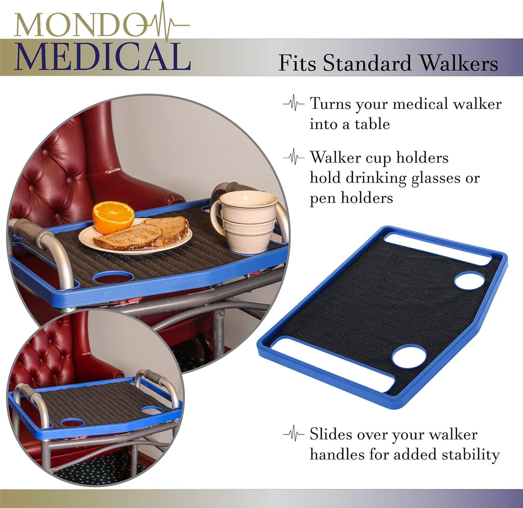 No Slip Tray for Walker with Cup Holder Z6605