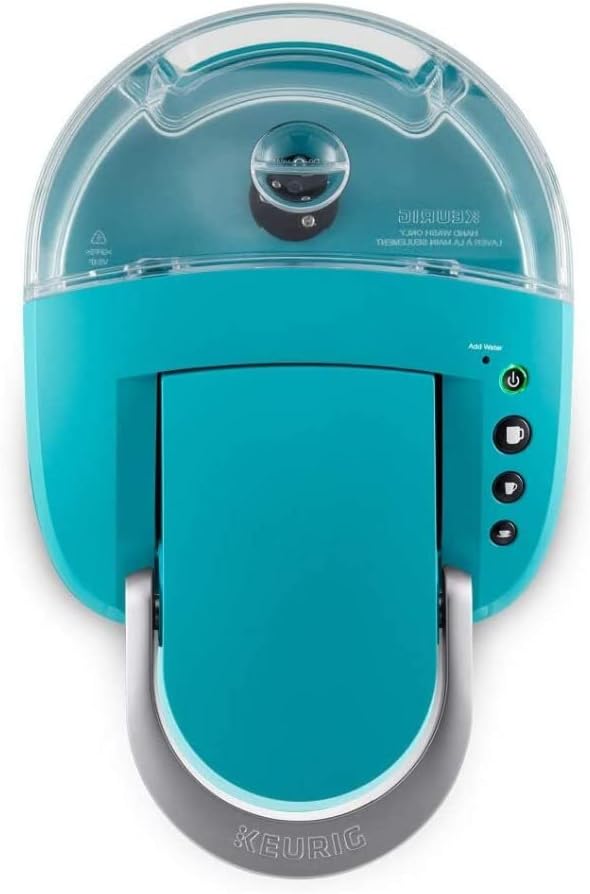 Single-Serve K-Cup Pod Coffee Maker, 36 ounces, Turquoise A5380