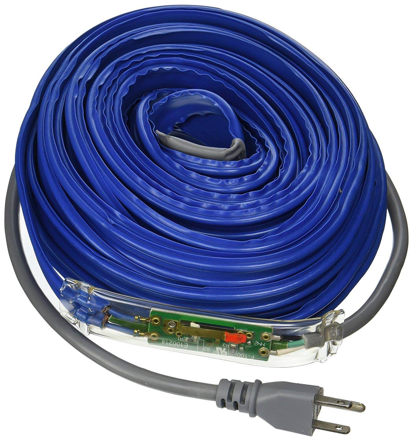 Dark Blue Pipe Heating Cable with Thermostat R19206