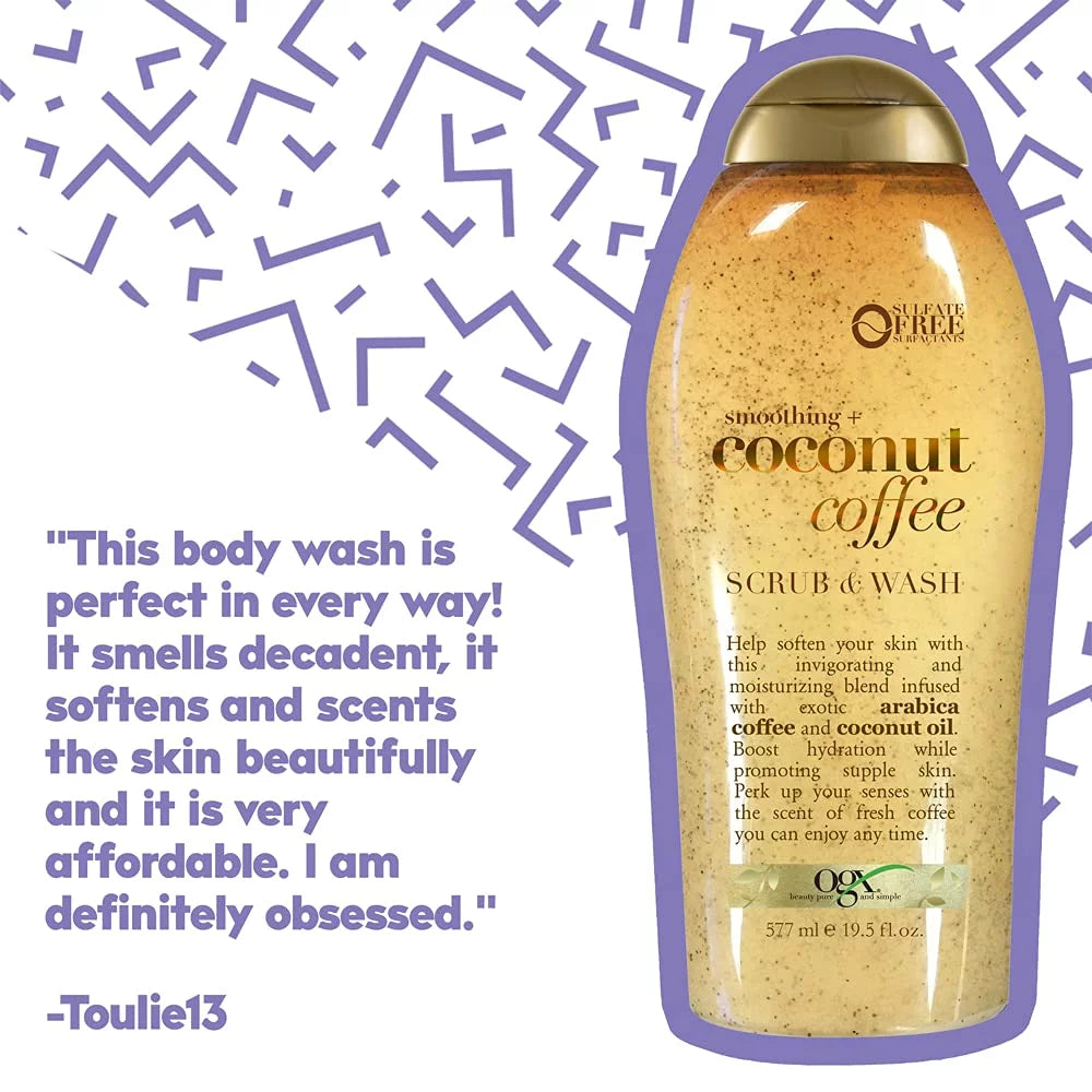 5 Pack 19.5 Ounce Body Scrub & Wash S820146