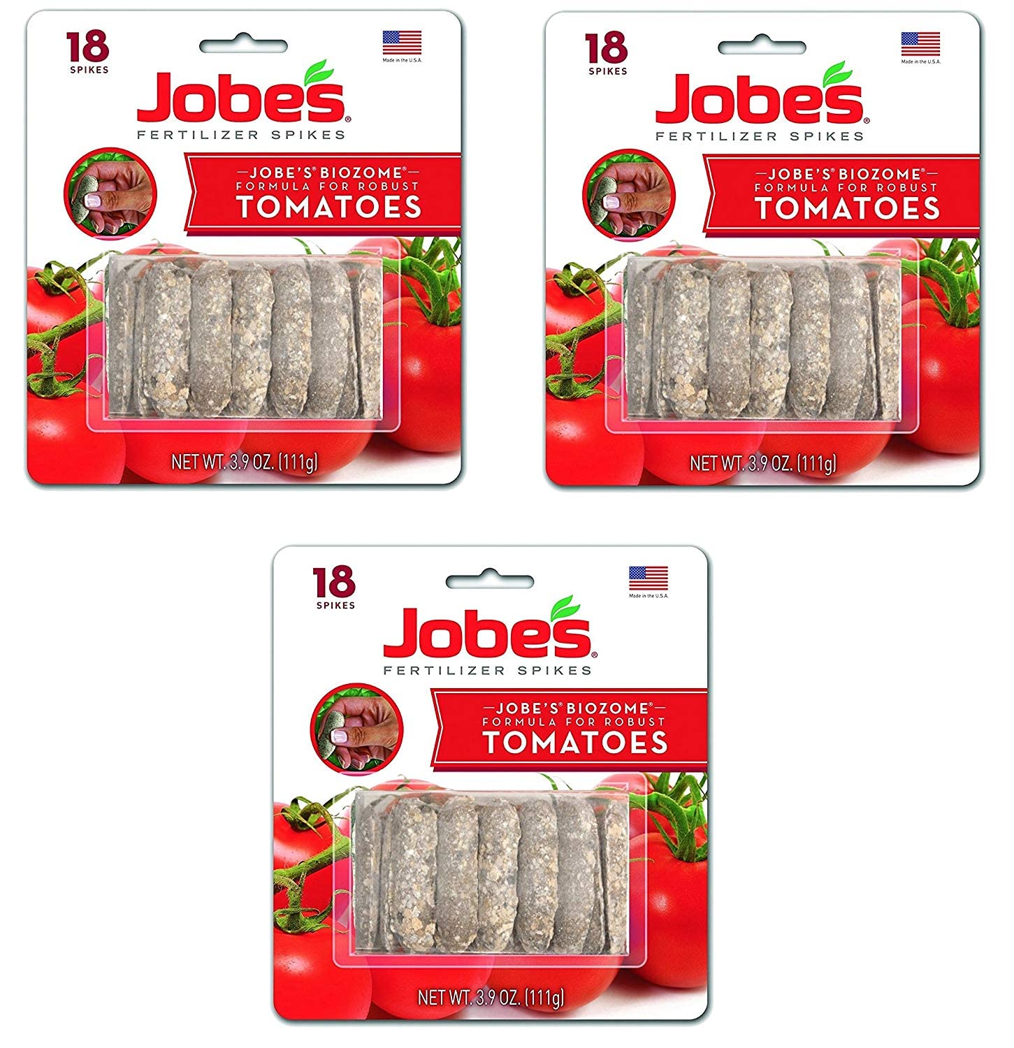 18 Spikes Tomato Fertilizer 6-18-6 Time Release E739777
