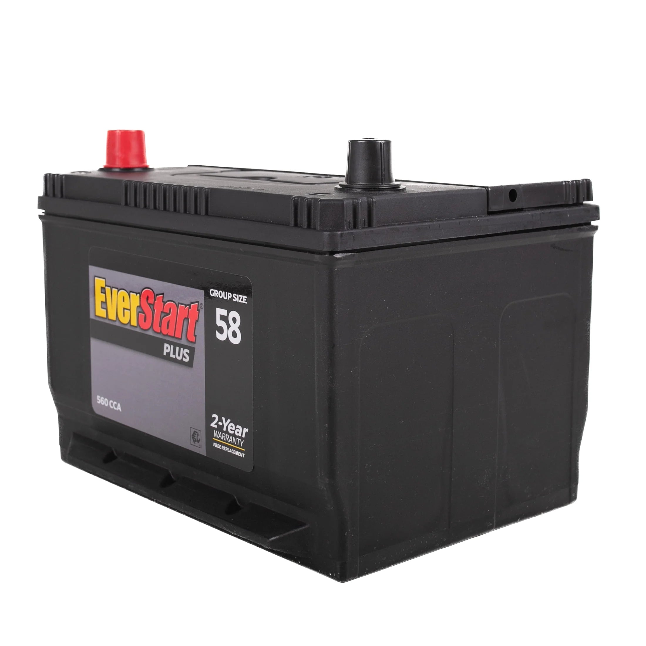 Lead Acid Automotive Battery, Group Size 58 - 12 Volt 560 CCA 78 RC E867494