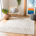 Ivory/Grey 8' x 10' Moroccan Geometric Area Rug B3961