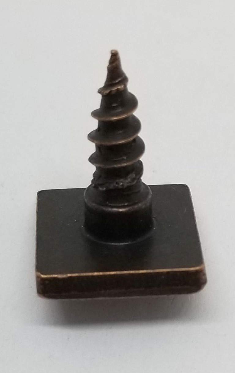 Mission Style Pyramid Head Screw Iron Steel Copper Decorative Antique Rustic Vintage Retro Designer J571302
