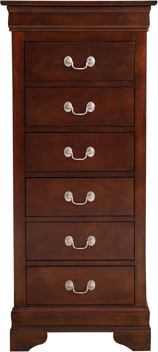 7 Drawer Lingerie Chest in Cappuccino F3174