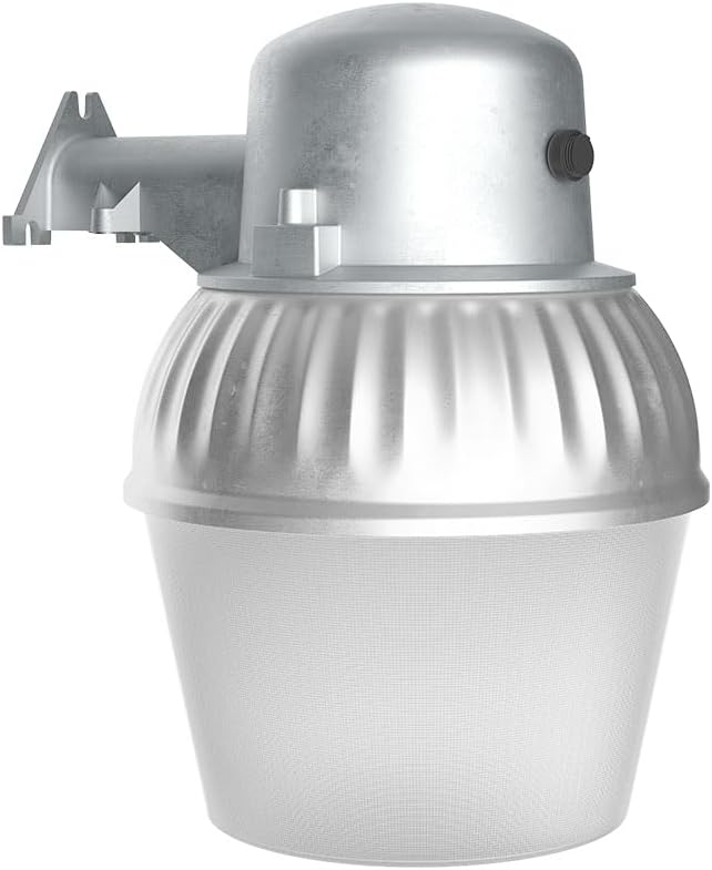 Gray Outdoor LED Area Light with Photocell E85064