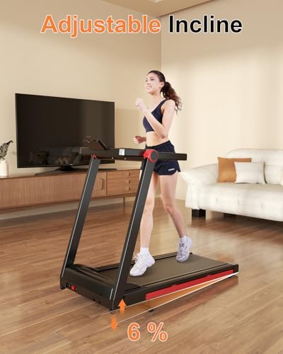 Folding Treadmill with 3.5 HP, 350 LBS I713