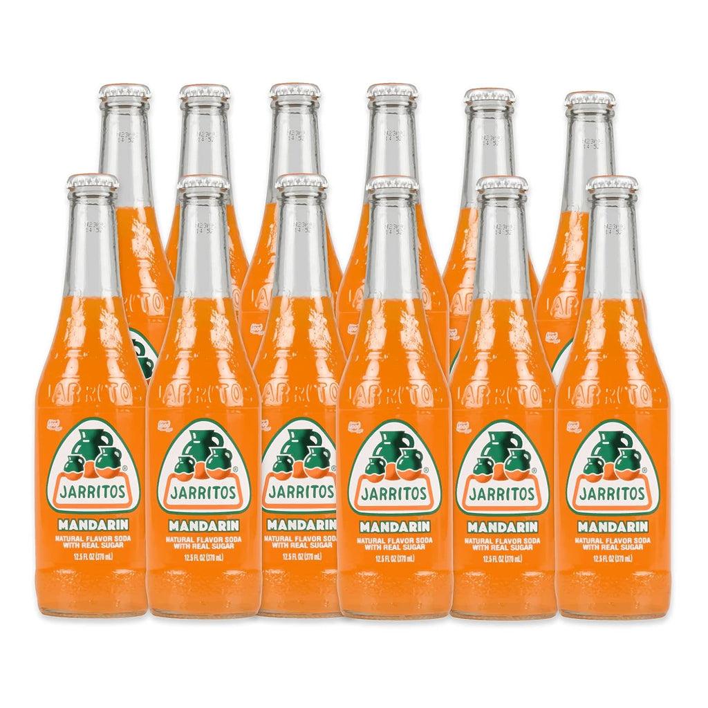 Mandarin Natural Flavor Soda With Real Sugar 12/12.5 fl. oz. glass bottles (12-Pack) I928325