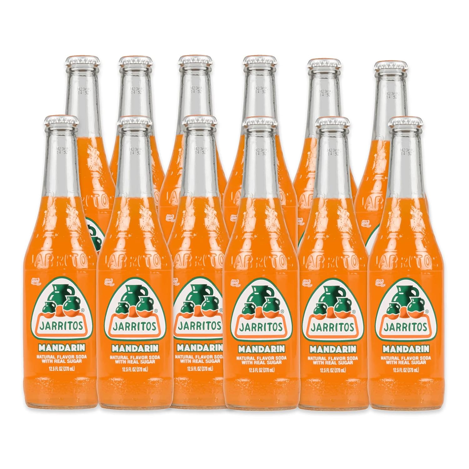 Mandarin Natural Flavor Soda With Real Sugar 12/12.5 fl. oz. glass bottles (12-Pack) I928325