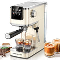 Espresso Machine with Milk Frother Steam Wand, 40oz Water Tank X2017