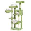 56 inches Smoky Gray Cat Tree with Scratching Posts P7190