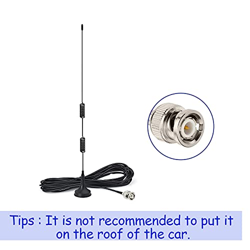 20-1300MHz Police Scanner Antenna Magnetic Base Antenna (2-Pack) M533