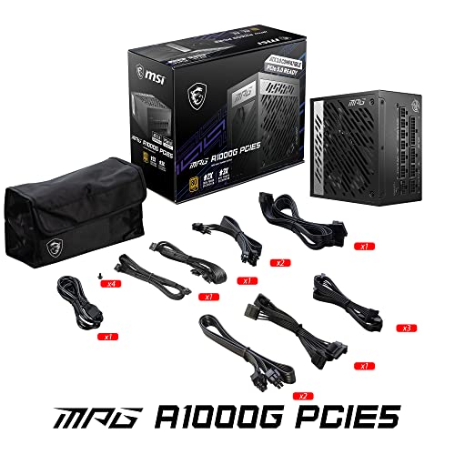1000W 80 Plus Gold Full Modular ATX Power Supply U744