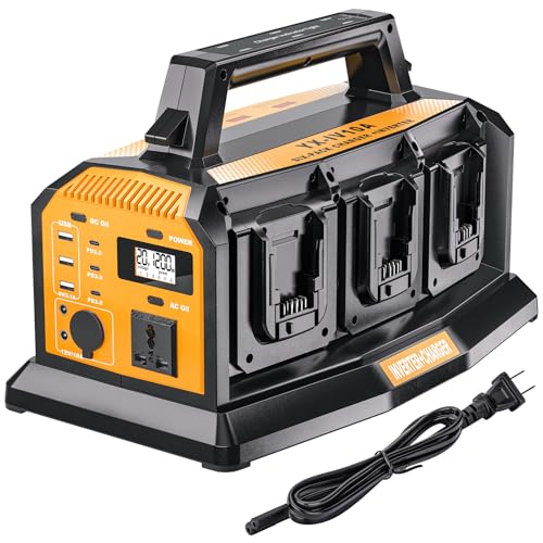1200W Pure Sine Wave Inverter Charger for 20V Battery K1507