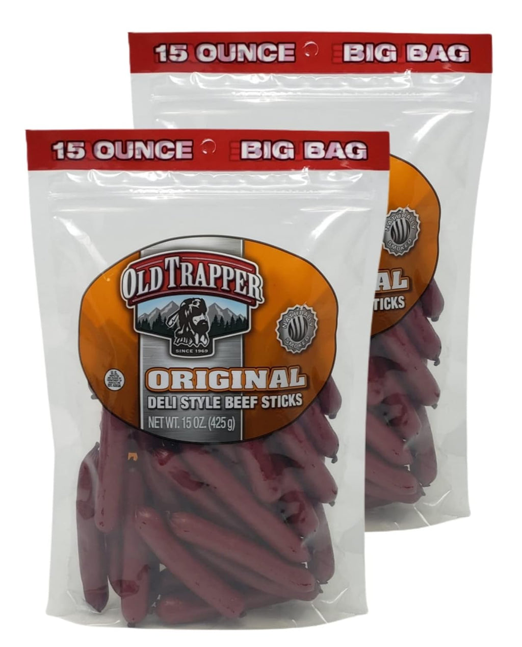 15 oz Naturally Smoked Beef Sticks Y1234
