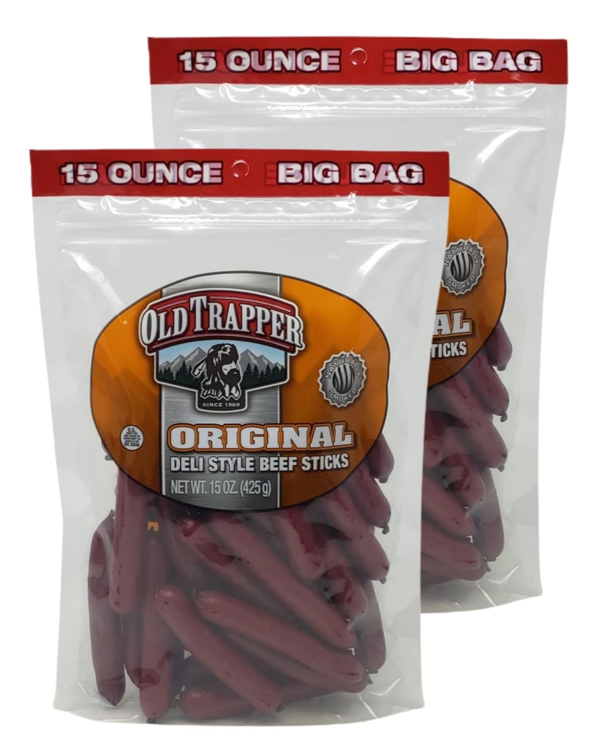 15 oz Naturally Smoked Beef Sticks Y1234