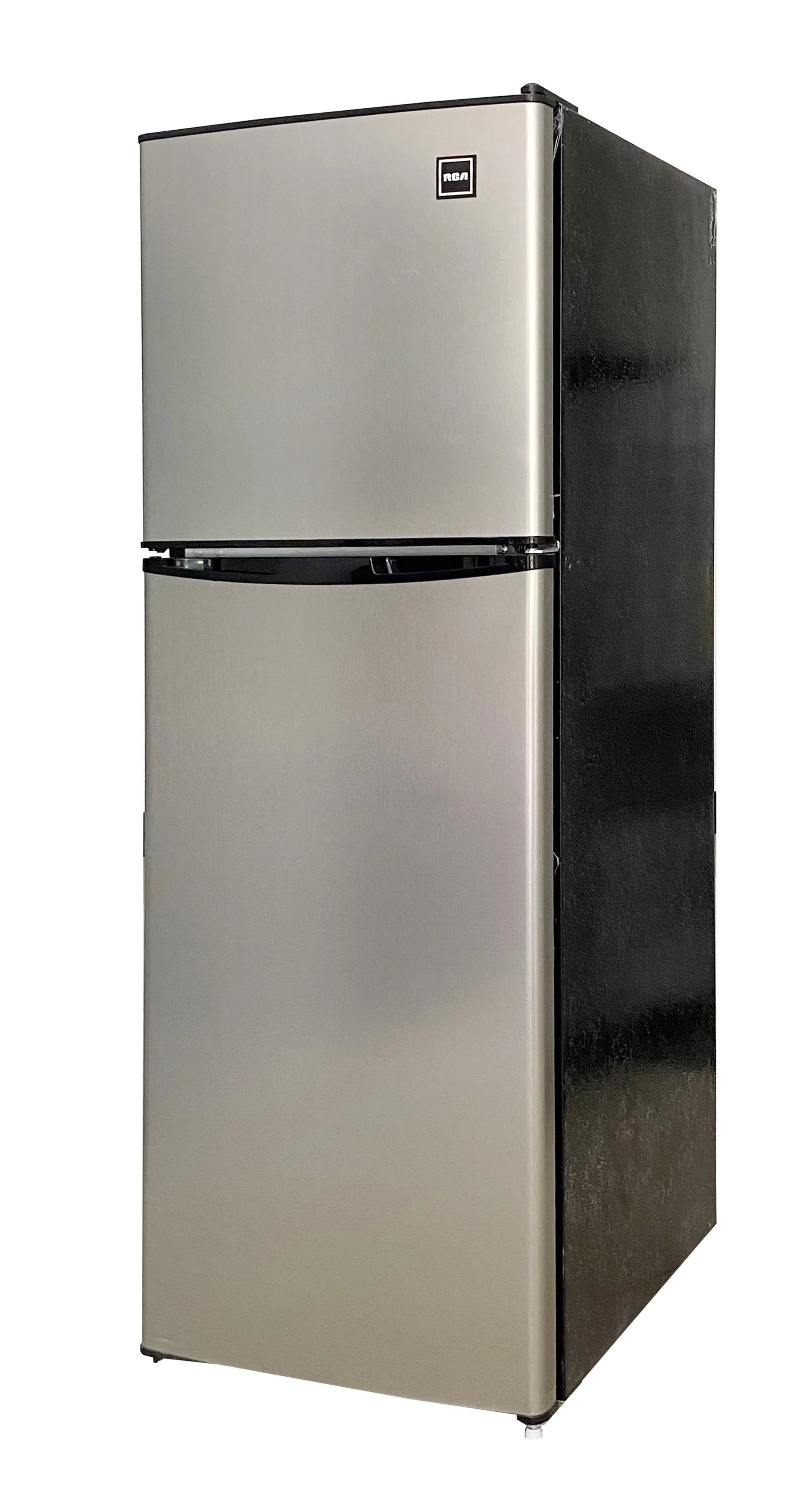 4.7 Cu ft Two Door Mini Fridge with Freezer, VCM Stainless Steel G7073