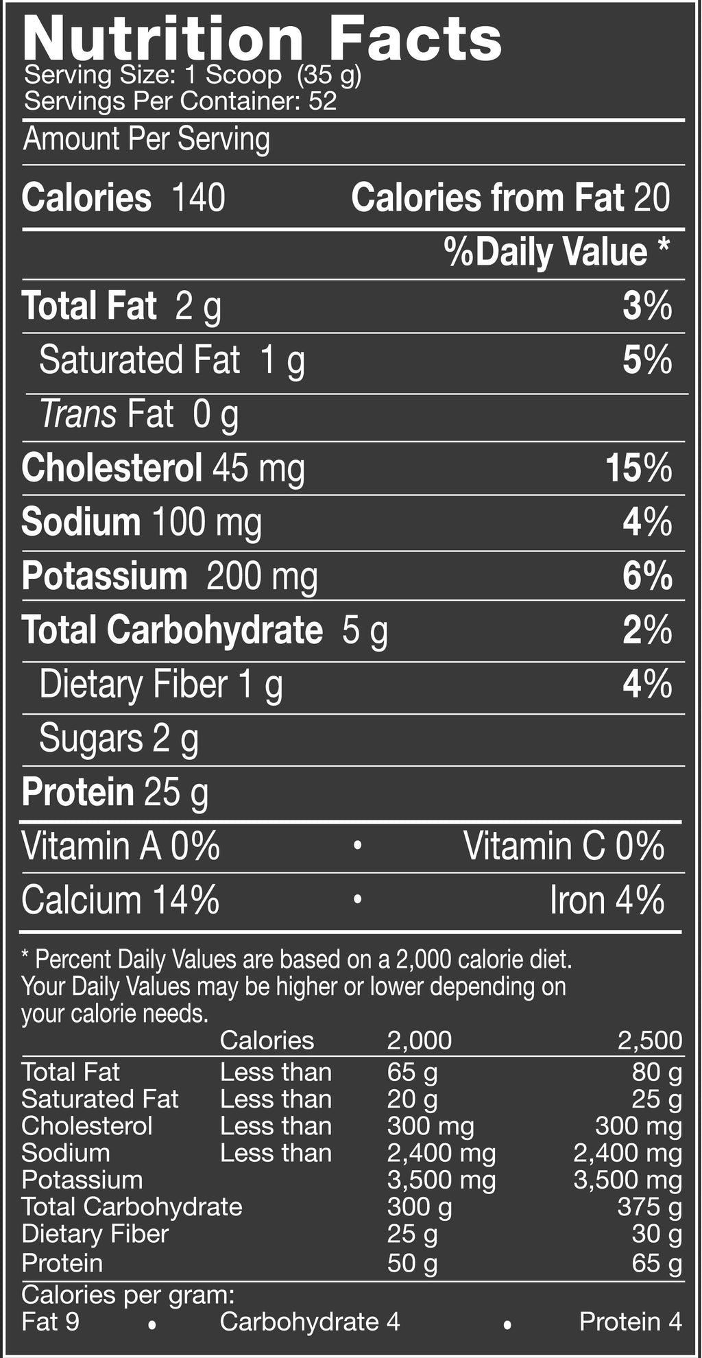 Cookies & Cream Protein Powder, 4 Lb V98123