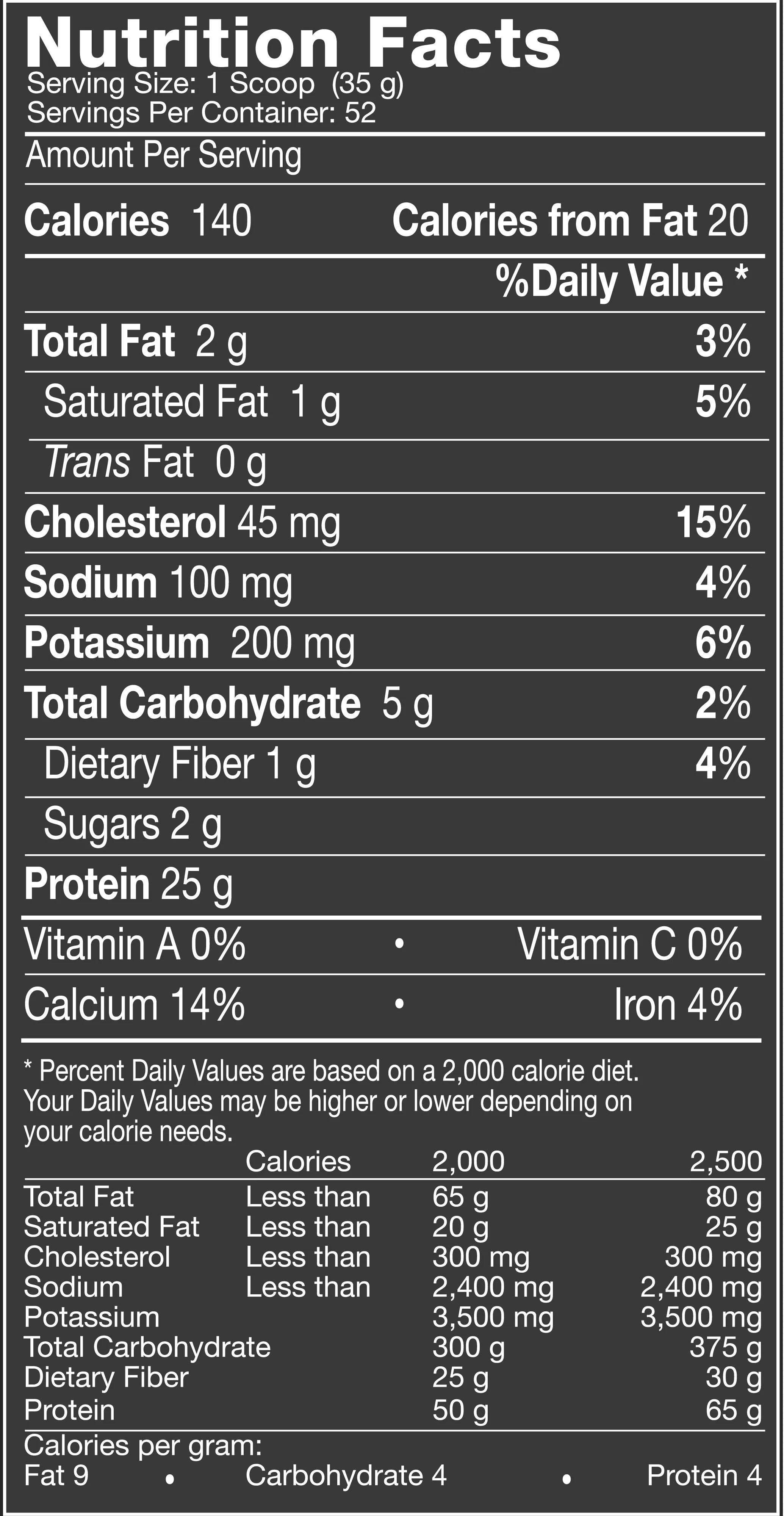 Cookies & Cream Protein Powder, 4 Lb V98123