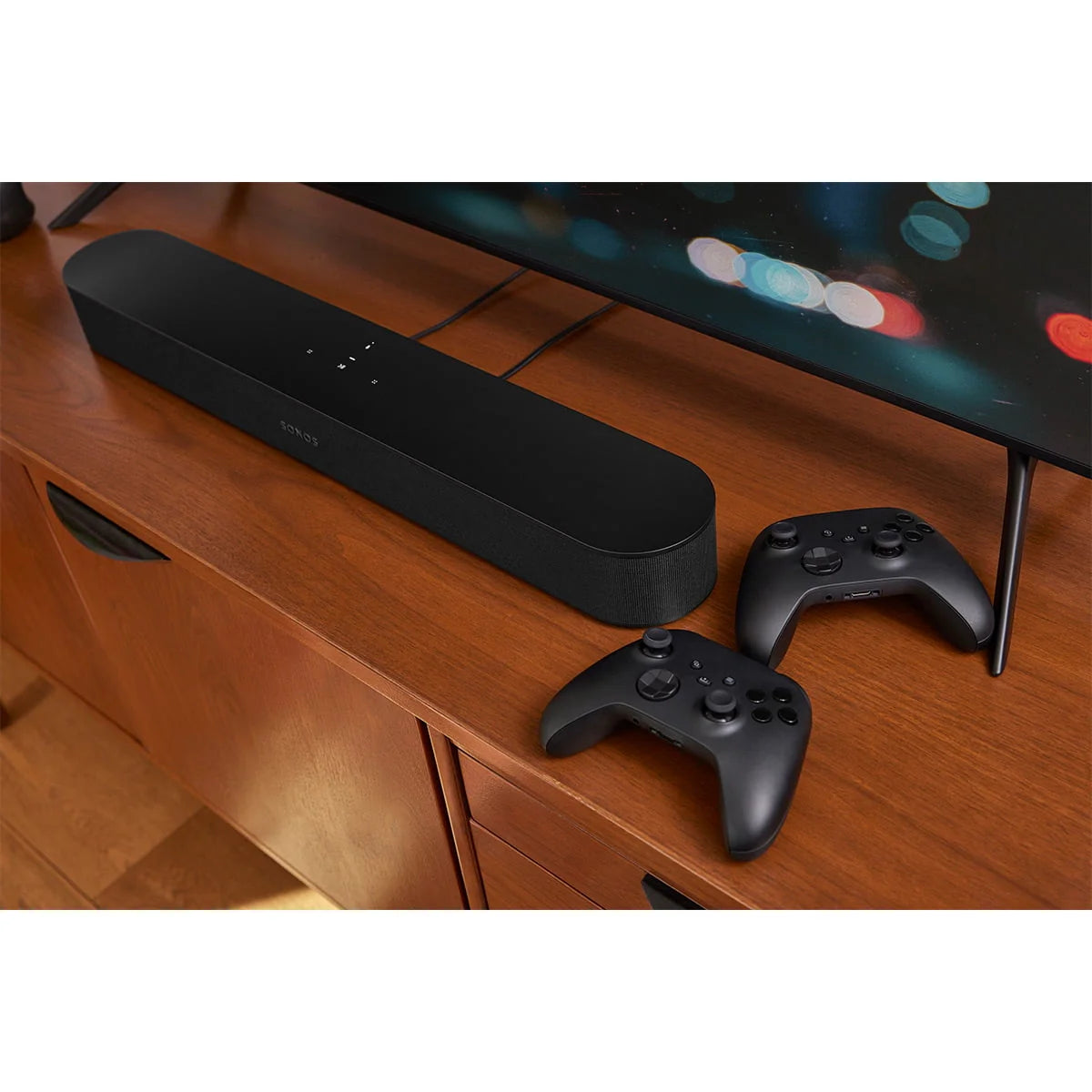 Compact Smart Sound Bar with Dolby Atmos (Black) L676