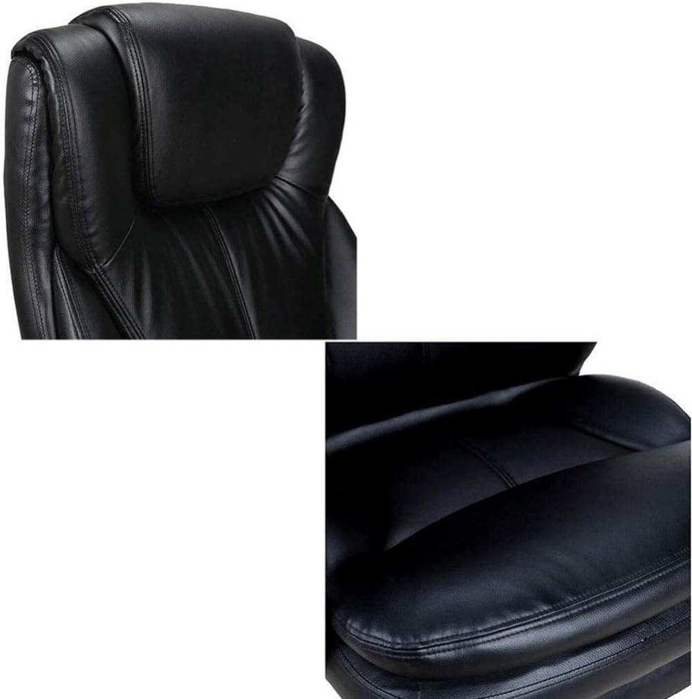 High Back Office Chair with Footrest and Thick Padding Reclining Computer Chair I23902