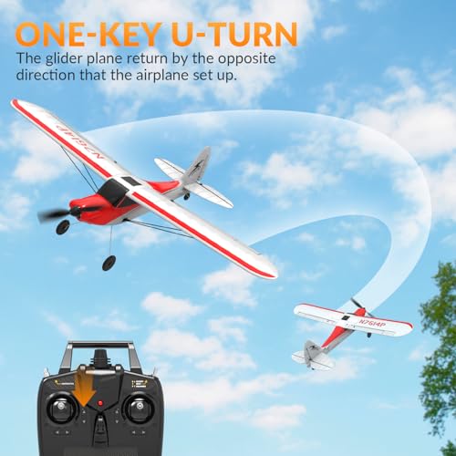 Red 500mm 4CH Remote Control Airplane with Prop Saver O76822