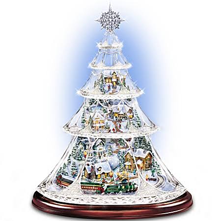 Crystal Tree with Moving Train K108