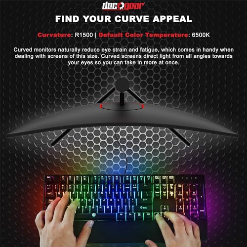 35" Curved Ultrawide LED Gaming Monitor 21:9 Aspect Ratio M1220