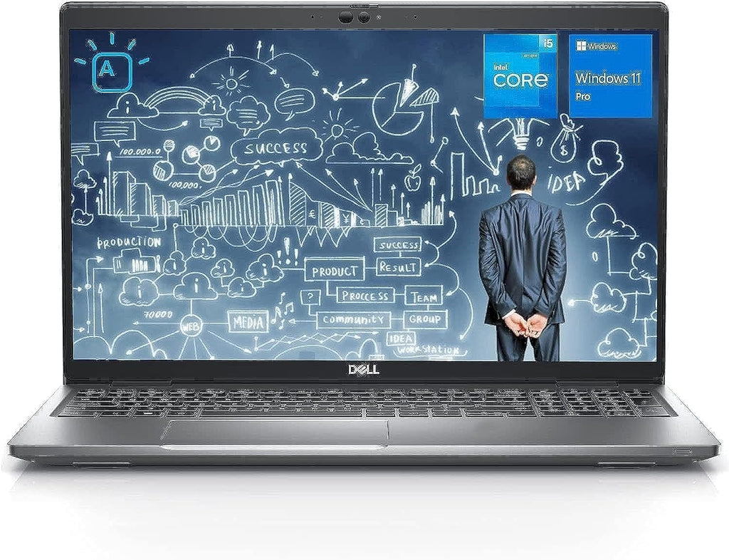 15.6" FHD Screen Laptop with 12th Gen Intel Core i5, 16GB DDR4 RAM, 512GB PCIe SSD, Backlit Keyboard, Windows 11 Pro, Black D153