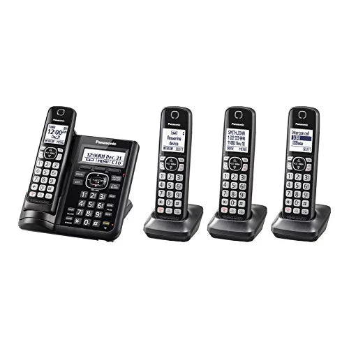 Cordless Phones with Answering Machine - 4 Handsets D2023