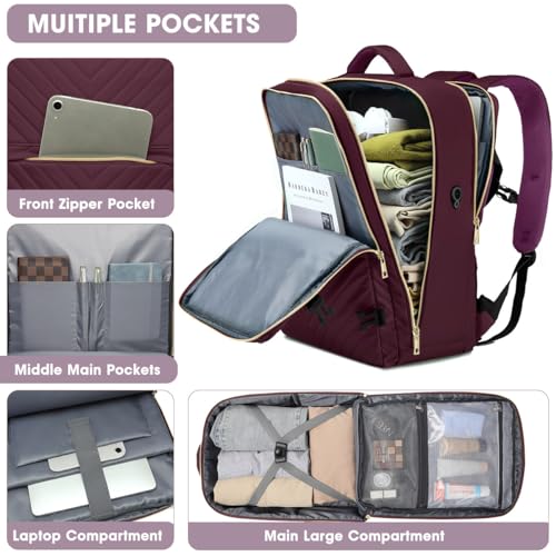 Light Blue Waterproof Travel Backpack K474