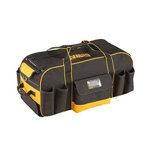 Yellow/Black Large 26-Inch Duffel Trolley Bag with Wheels C84039