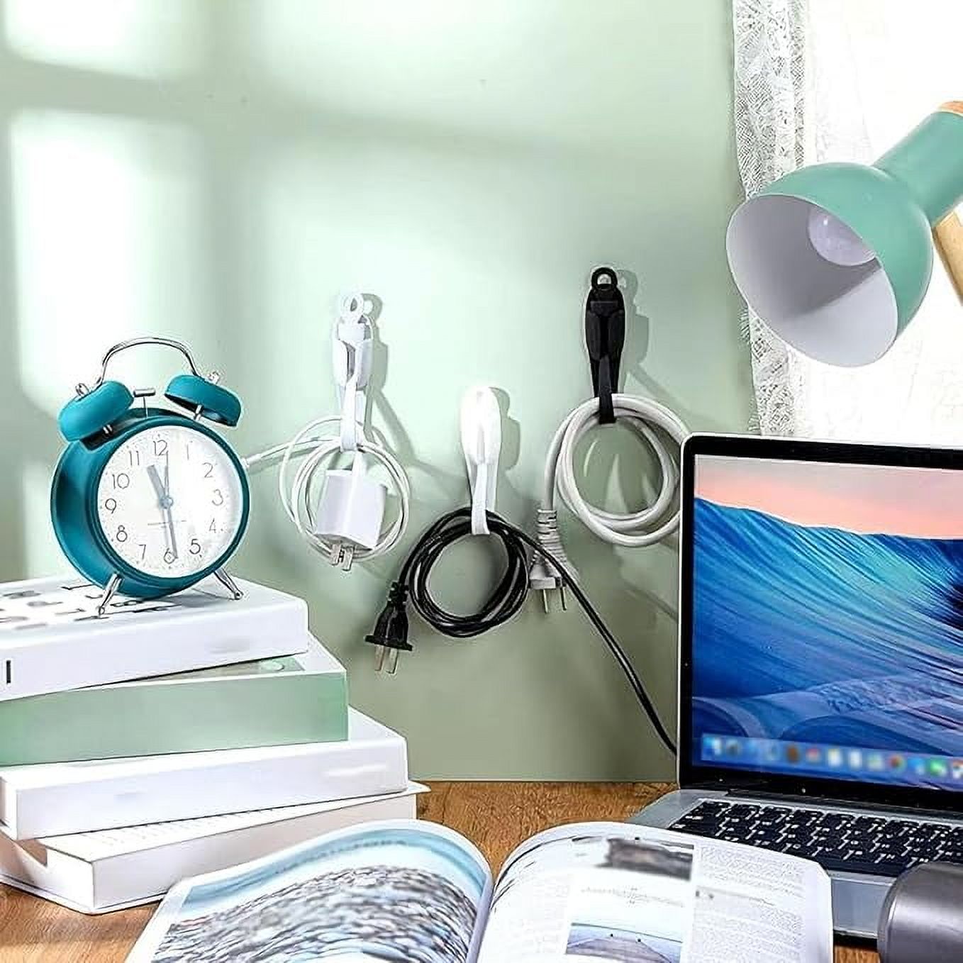 Adhesive Cord Holder Organizer I156857