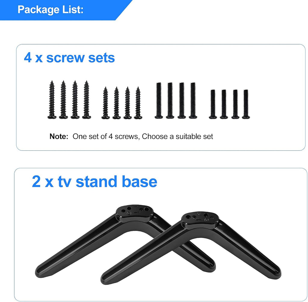 Black TV Stand with Screw Set Z6840